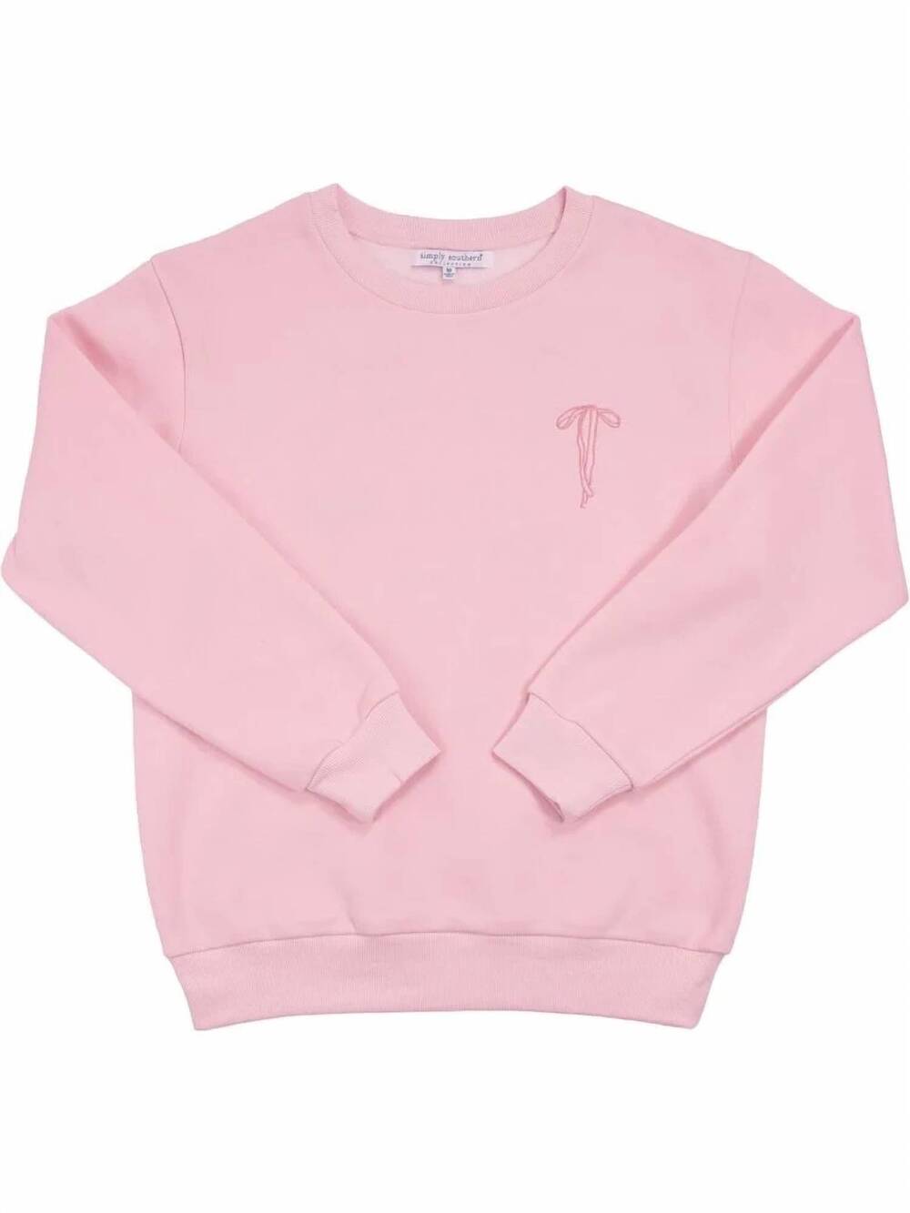 NEW SIMPLY SOUTHERN women's faith crewneck sweatshirt in pink